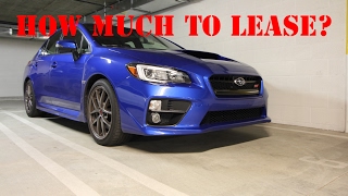HOW MUCH TO LEASE A NEW SUBARU WRX STI?