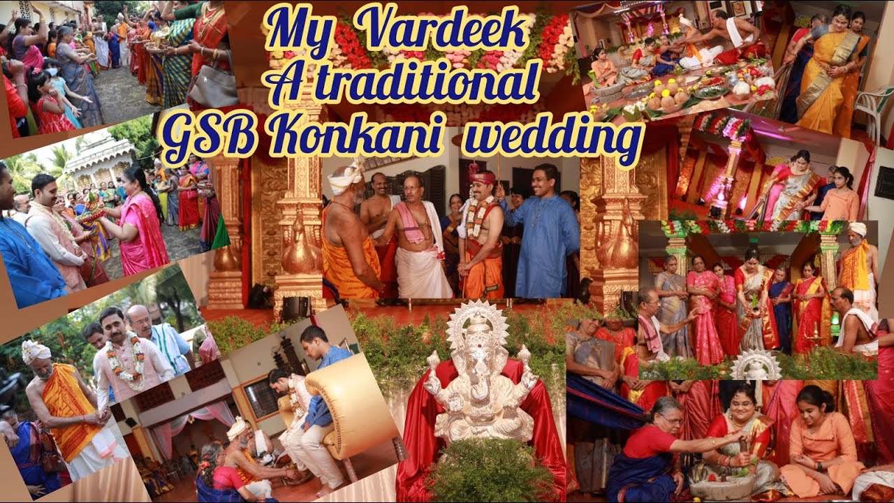 My VARDEEK- A GSB Konkani Wedding with Explanation of Rituals, EdurKansani UdidaMuhurat, KashiYatra