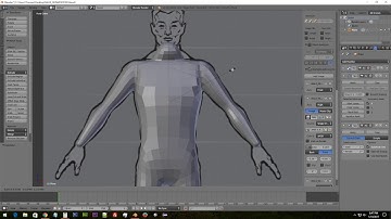 Blender Skin Modifier - Character Base ( Time Lapse )