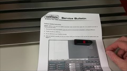 Tormach 770  Part 7 -  Updating Pathpilot