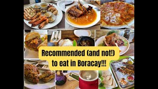 Where to eat in Boracay | Top 10 Restaurants | Boracay 2023