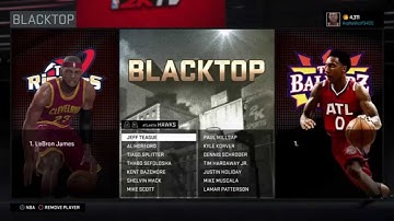NBA2K16 Tutorial - How to Play With Created Players on Blacktop