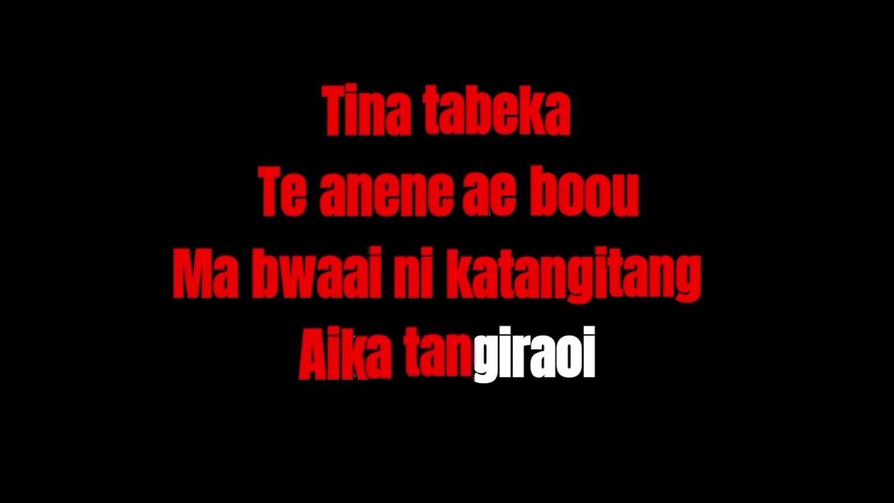 Te Uea taraira cover by Don Anre kiribati karaoke 2024