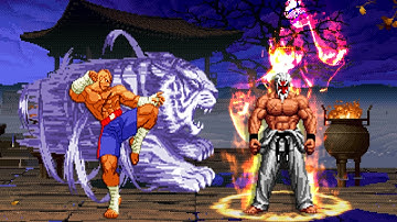 [KOF vs SF] Supreme Sagat Vs. Mr.Karate