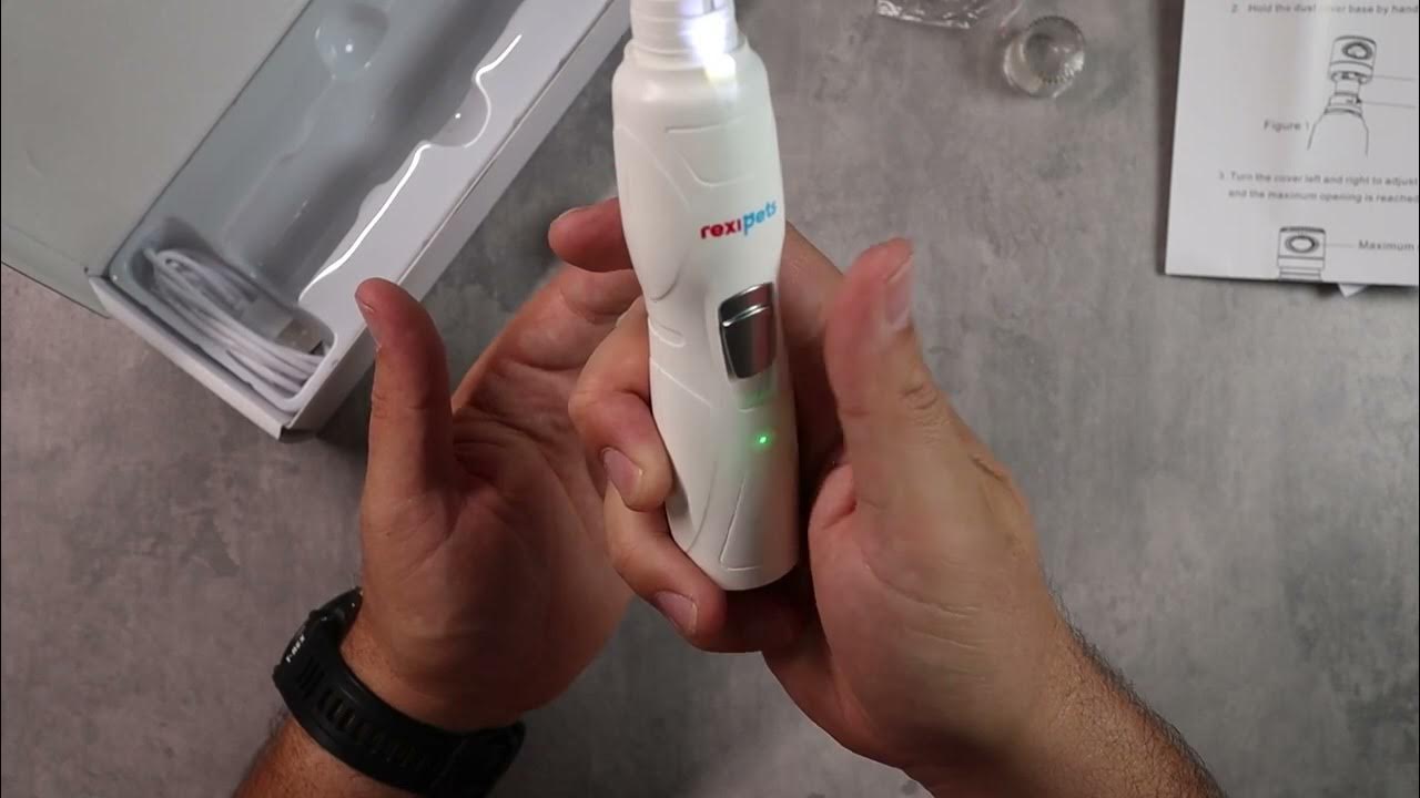How to use Rexipets nail grinder to cut your dog or cat's nails DoIt