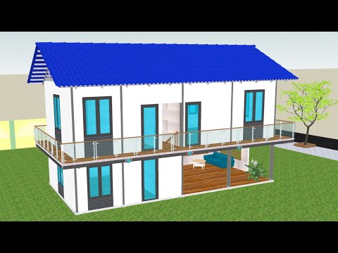 Video Quá trình Xây dựng Nhà thép tiền chế 2 tầng + Bê tông... - youtube