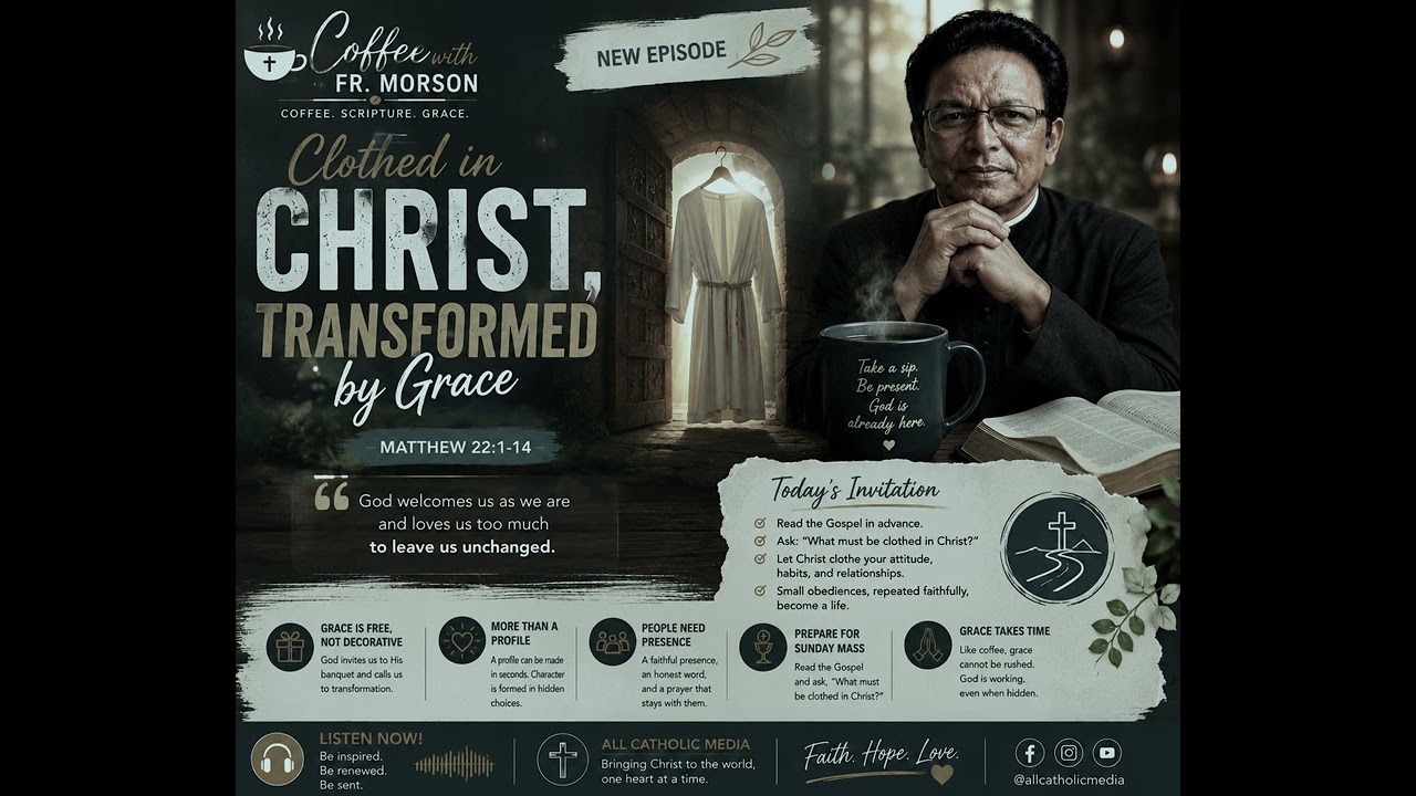 God Welcomes You as You Are—But He Won’t Leave You Unchanged | Coffee with Fr. Morson