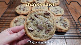 thin cookies are taking over 2026— here’s how to bake them perfectly 🍪🔥