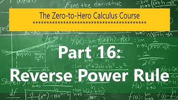 Reverse Power Rule: Easy-peasy