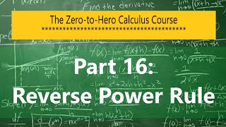 Reverse Power Rule: Easy-peasy