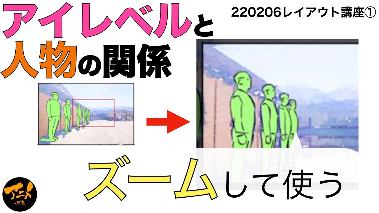 アイレベルと人物の関係 26レイアウト講座 Youtube アイレベルと人物の関係 26レイアウト講座 Youtube
