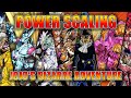 Power Scaling in JoJo's Bizarre Adventure