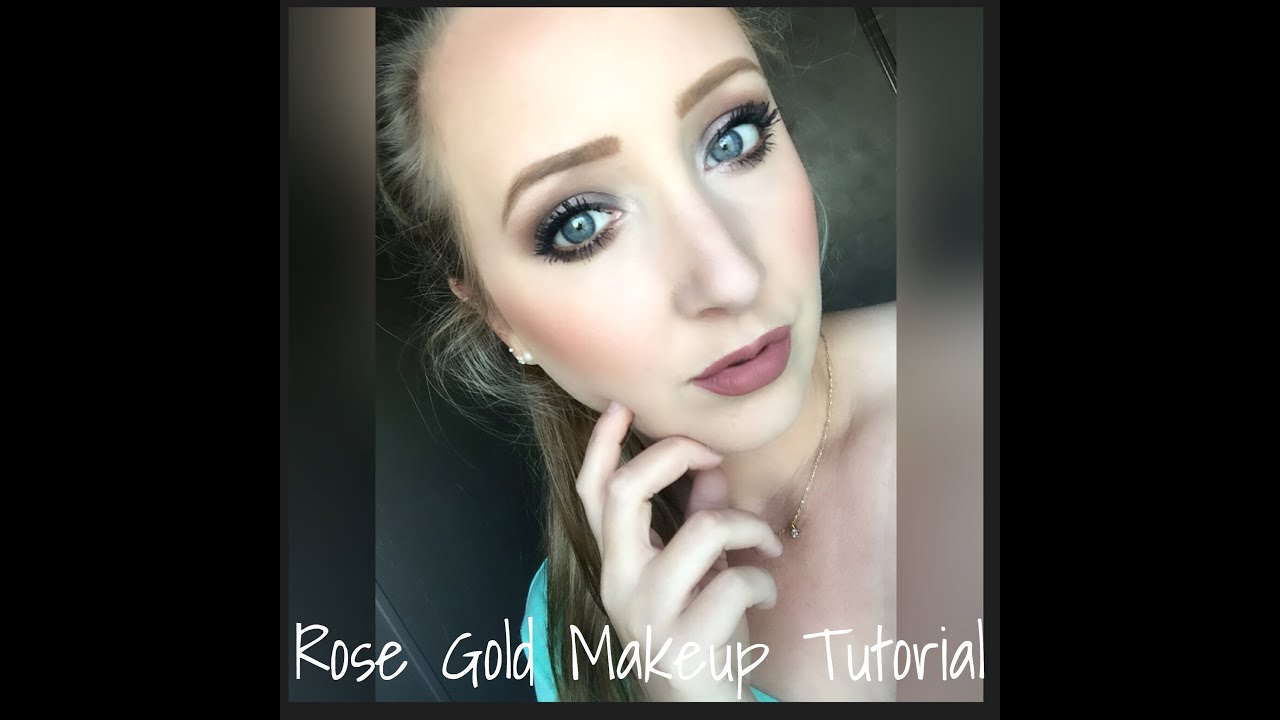 Ulta Rose Gold Palette Tutorial YouTube