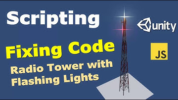 Fixing JavaScript code in Unity 5 - Radio Tower Flashing Light