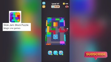 Slide Jam Level 47 Walkthrough 🧩 | Step-by-Step Puzzle Solution!