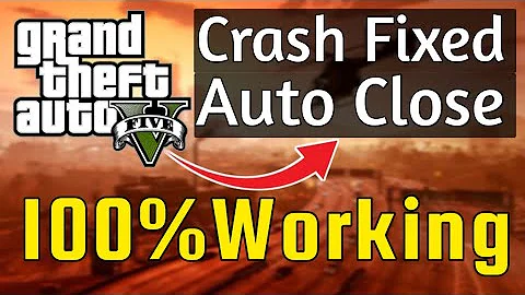 GTA 5 Crash Fix | Auto Close Problem Solved 100% | PC & Laptop Tested ✅