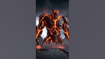 Giant Molten Golem | Forged in Fire, Rising in Power #MoltenGolem #FluxStone