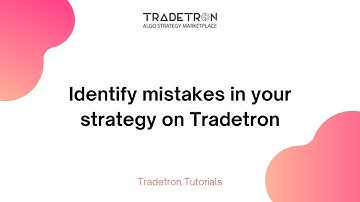 How to identify a mistake in your strategy