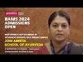 Amrita School of Ayurveda: Nurturing a Better Breed of Ayurvedic Experts on a Green Campus