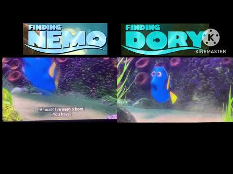 Finding Nemo and Finding Dory Scene Comparison