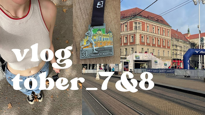 prvi put trčim na zagrebačkom maratonu 🏃🏼‍♀️💫 | VLOGTOBER VIKEND