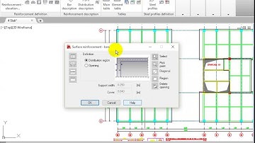 Surfce reinforcement by AutoCAD Structural Detailing 2015