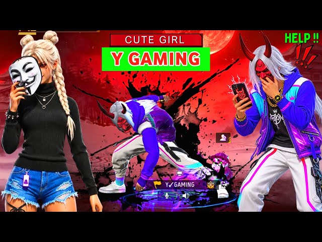 Cute Girl Free Fire || New Video || Garena Free Fire Max || Y GAMING