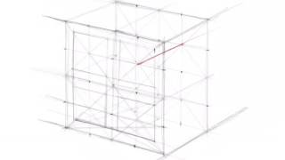 how to draw a cube in Perspective with round corners Content