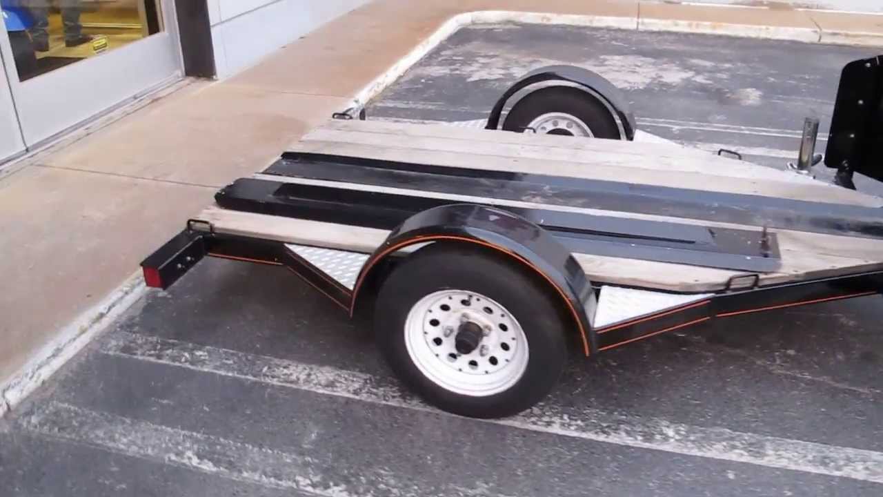 heavy duty custom build motorcycle trailer for sale in