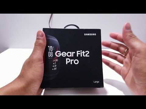 Samsung Gear Fit2 Pro Unboxing in 4K!!