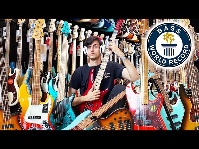 200 BASS GUITARS, 1 SOLO (World Record) class=