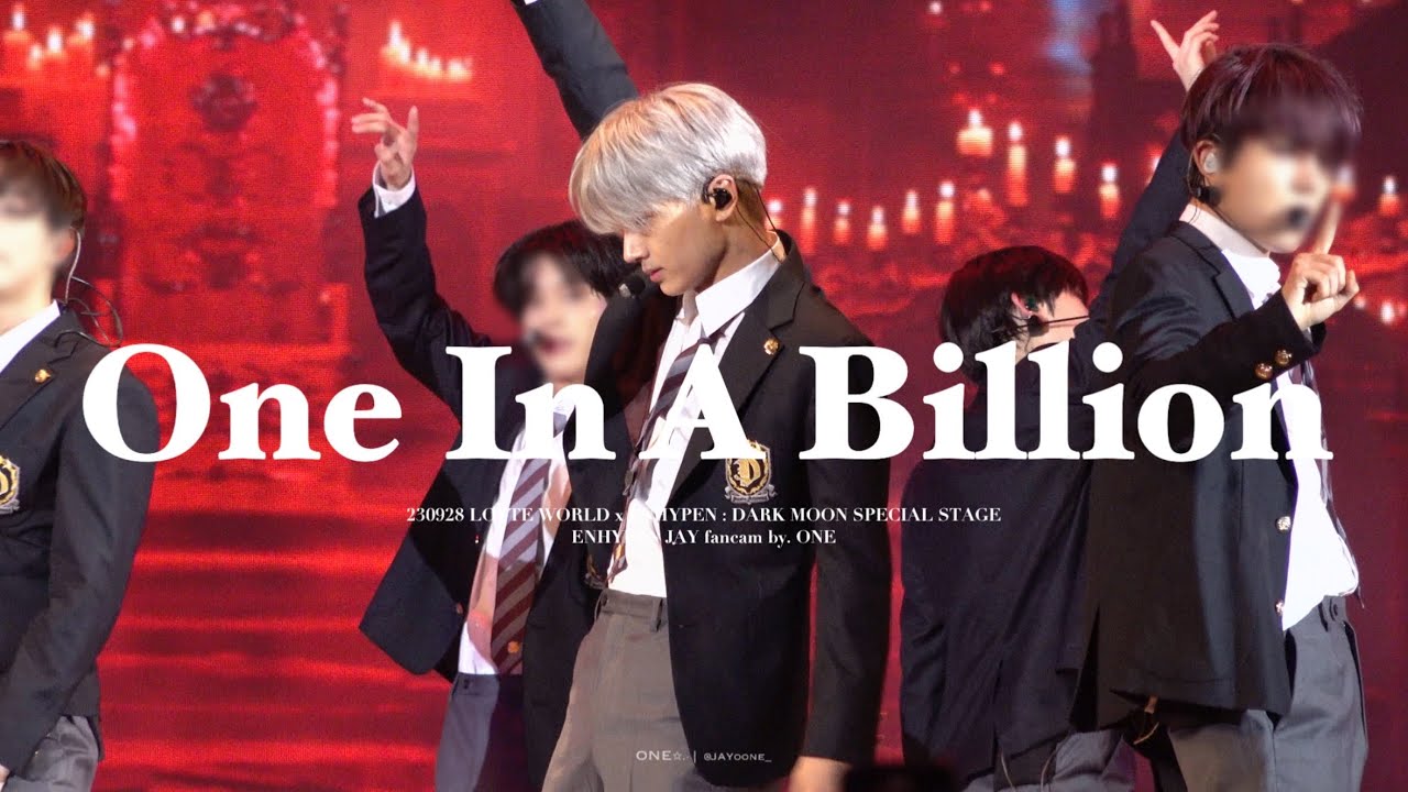 [4K] One In A Billion | ENHYPEN JAY fancam | 230928 LOTTE WORLD X ENHYPEN : Dark Moon special stage