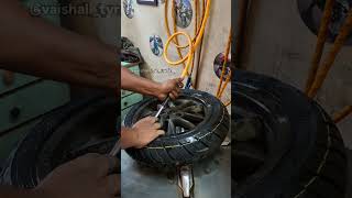 Ola S1 Pro 🔥 Back Tyre Change Without Stand | Unique Jack Process 🚀 #OlaS1Pro #TyreChange#EVIndia