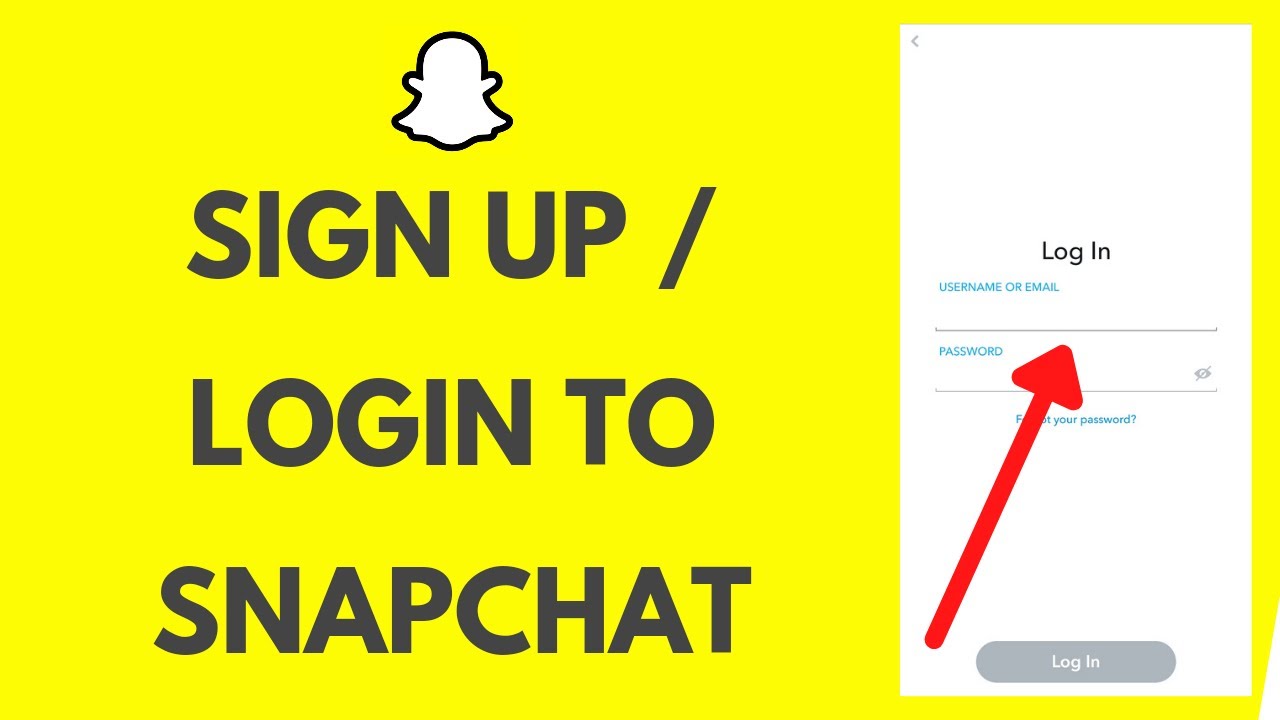sign up in snapchat