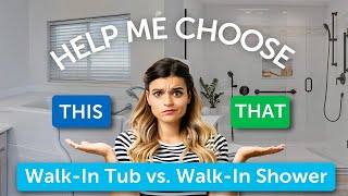 Walk-In Tub vs. Walk-In Shower: Which One Is Actually Better?