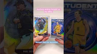 Auctions ending tonight! Message for offers and discounts#sportscards #marchmadness #basketballcards