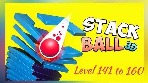 Stack Ball Gameplay - Level 141 to 160 | Crash Platforms | Tiny Toons