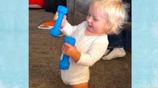 Be Stronger! Funniest Babies Doing Excercise Moment |Do You? by We laugh 634 views 5 months ago 8 minutes, 47 seconds