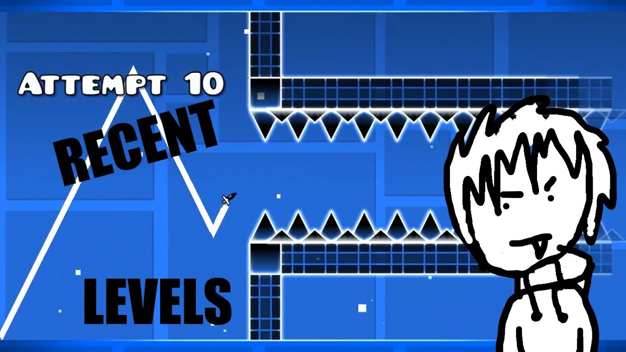Playing Recent Levels In Geometry Dash. - YouTube
