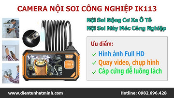 Camera Nội Soi Công Nghiệp Kèm Màn Hình Cầm Tay IK113 Chống Nước IP67