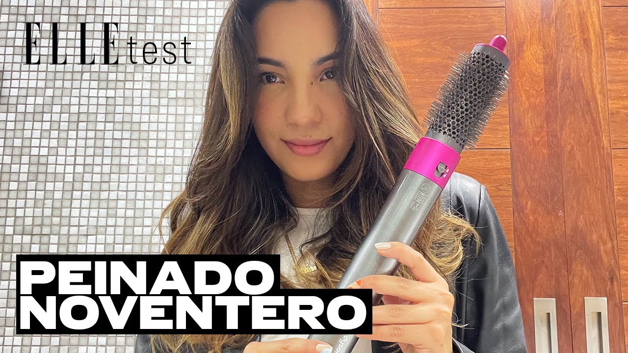 Peinado de los noventas con Dyson Airwrap | ELLE Test - YouTube