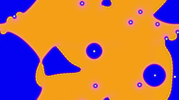 reaction diffusion experiment pr test 05 prs 170   swirling dots