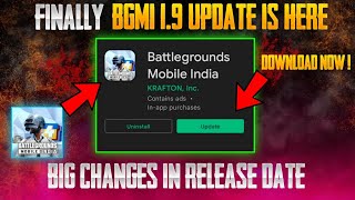 Finally 😍 BGMI 1.9 update | How to Download BGMI 1.9 update | New features | 1.9 Update release date