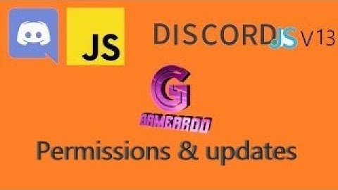 Discord.js v13 Episode 10 - Permission Checker & Updates (OUTDATED)