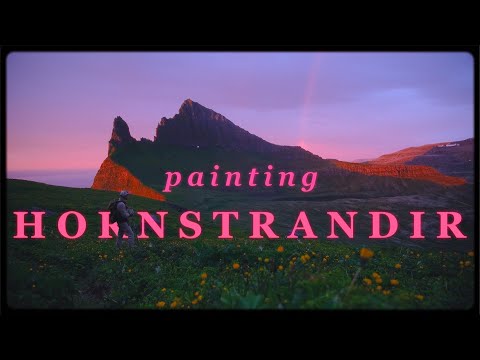 What I saw at midnight in Hornstrandir  |  Plein air painting and hiking in Iceland