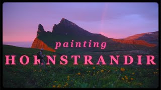 What I saw at midnight in Hornstrandir | Plein air painting and hiking in Iceland