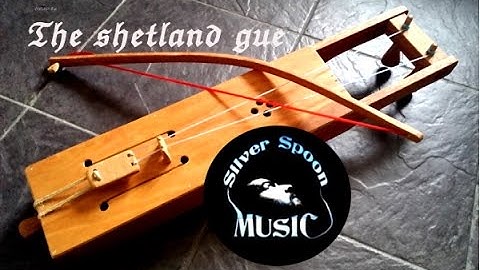 Shetland Gue Hardwood Series 2 string Jouhikko Bowed Lyre by Silver Spoon Music