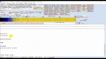 Decoding STANAG 4285 Testtransmission from the NATO on 6348 kHz shortwave with Multipsk