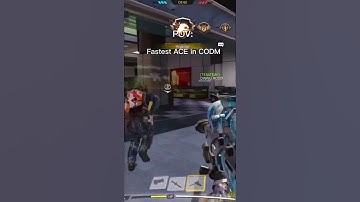 POV: FASTEST ACE IN CODM #shorts
