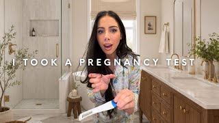 I thought I was PREGNANT *taking a pregnancy test*